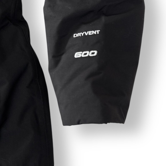 The North Face Girls Small 7/8 Arctic Parka Black Faux Fur Hood Winter Coat NWT - Picture 4 of 13